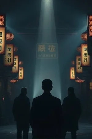 《铜绿门环》竖版海报：斑驳木门上的铜制兽首门环