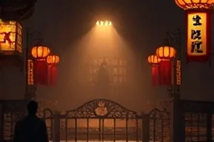 《长夜将明》横版海报：老照相馆橱窗里的黑白底片